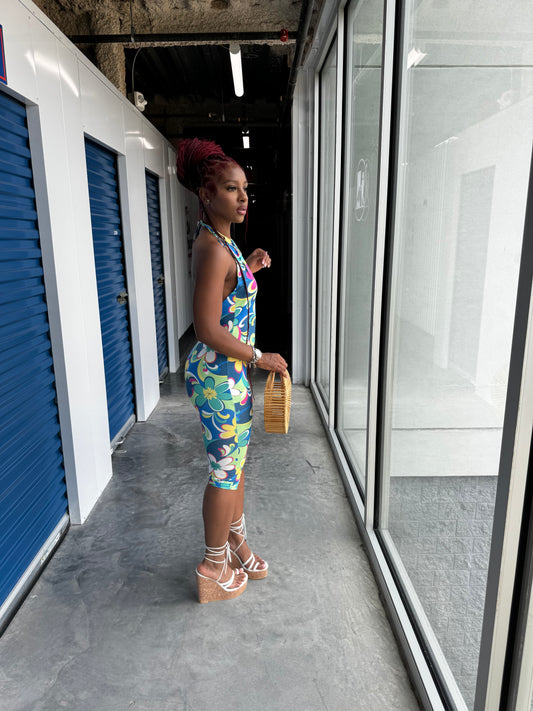 Summer Lily Capri Jumpsuit